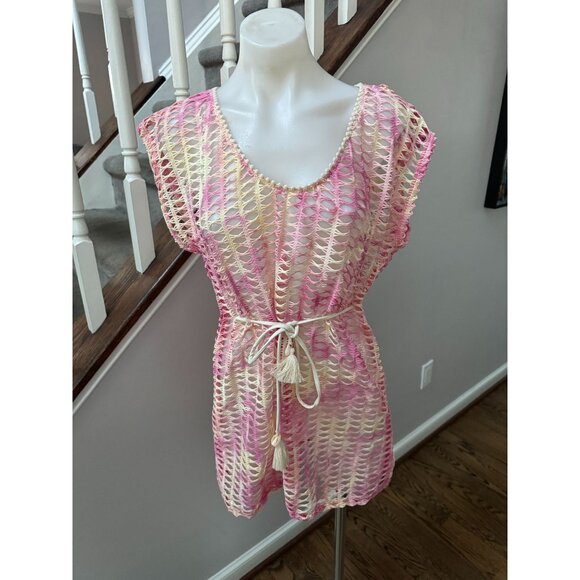 NWT Isabella Rose Pink Mesh Coverup Dress XS/S - Picture 1 of 4